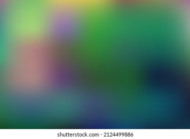 Dark Blue, Green vector blurred bright pattern. Colorful illustration in abstract style with gradient. Sample for your creative designs.