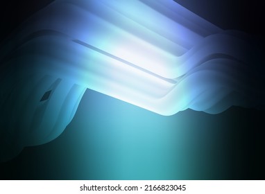 Azul oscuro, Verde vectorial borroso brillante plantilla abstracta. Ilustración colorida brillante de estilo inteligente. Diseño inteligente para su trabajo.