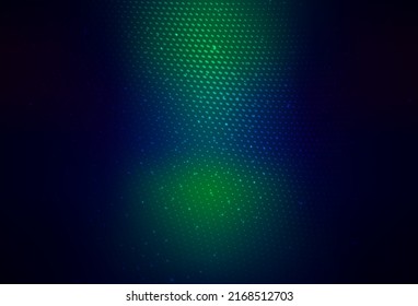 Azul oscuro, vector verde Diseño decorativo borroso en estilo abstracto con burbujas. Ilustración abstracta brillante con gotas borrosas de lluvia. Fondo de escritorio para un teléfono móvil.
