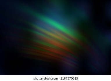 Dark Blue, Green vector blurred bright template. Glitter abstract illustration with gradient design. Background for designs.