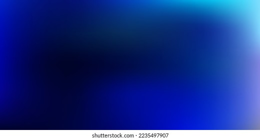 Dark blue, green vector blurred background. Colorful gradient abstract illustration in blur style. Your business gesign.