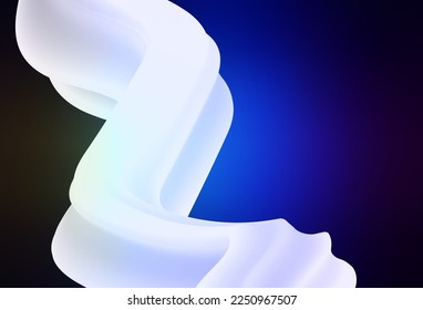 Dark Blue, Green vector blurred pattern. Colorful abstract illustration with gradient. Background for a cell phone.