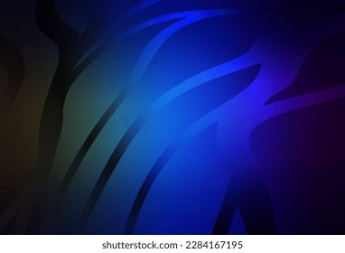 Azul oscuro, Verde vectorial borroso brillante plantilla abstracta. Ilustración colorida brillante de estilo inteligente. Nuevo diseño de estilo para tu libro de marca.
