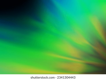 Dark Blue, Green vector blurred bright background. Creative illustration in halftone style with gradient. Brand new style for your business design.