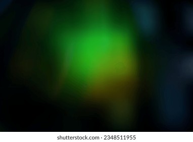 Dark Blue, Green vector blurred template. New colored illustration in blur style with gradient. The best blurred design for your business.