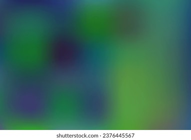 Dark Blue, Green vector blurred bright pattern. Creative illustration in halftone style with gradient. Brand new design for your business.