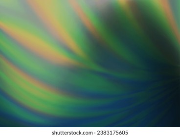 Dark Blue, Green vector blurred background. Colorful illustration in blurry style with gradient. The blurred design can be used for your web site.