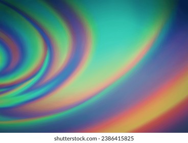 Dark Blue, Green vector blurred bright background. A completely new color illustration in a bokeh style. The background for your creative designs.