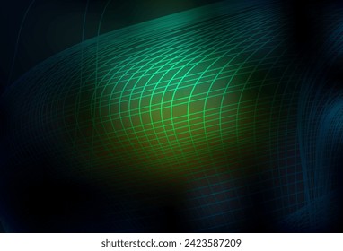Dark Blue, Green vector blurred pattern. Colorful illustration in abstract style with gradient. New style design for your brand book.