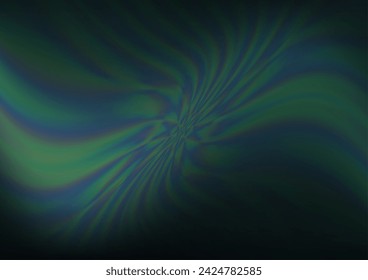 Dark Blue, Green vector blurred shine abstract pattern. Colorful illustration in blurry style with gradient. The template can be used for your brand book.