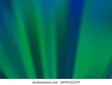 Dark Blue, Green vector blurred bright pattern. A completely new color illustration in a bokeh style. A completely new template for your design.