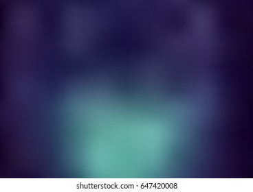 Dark Blue, Green vector blurred bright background. A vague abstract illustration with gradient. The template can be used as a background of a cell phone.