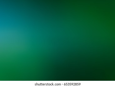 Dark Blue, Green vector blurred background. Colorful abstract illustration with gradient. Brand-new design for your business.