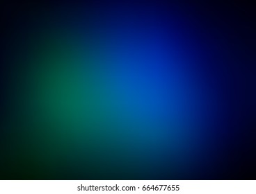 Dark Blue, Green vector blurred bright pattern. Colorful illustration in abstract style with gradient. The elegant pattern can be used as part of a brand book.