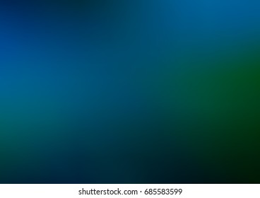 Dark Blue, Green vector blurred and colored pattern. Colorful abstract illustration with gradient. The completely new template can be used for your brand book.