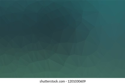 Dark Blue, Green vector blurry hexagon texture. An elegant bright illustration with gradient. Brand new style for your business design.