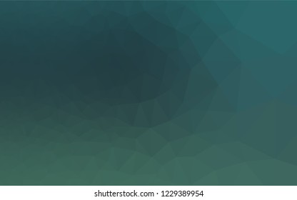 Dark Blue, Green vector blurry hexagon texture. A completely new color illustration in a vague style. A completely new design for your business.