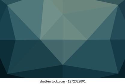 Dark Blue, Green vector blurry hexagon texture. Colorful abstract illustration with gradient. A completely new template for your business design.