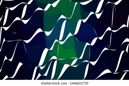 Diseño de fondo triángulo de color azul oscuro, vectorial verde. Fondo geométrico en estilo Origami con degradado.