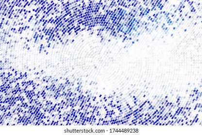 Dark Blue, Green vector blurry rectangular background. Geometric background in square style with gradient. The pattern can be used for brand-new background.