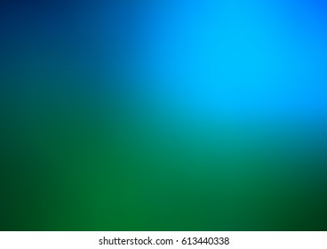 Dark Blue, Green vector blurry bright background. Shine colored background in brand-new style with gradient.