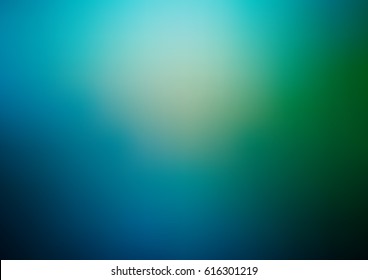 Dark Blue, Green vector blurry bright background. Shine colored background in brand-new style with gradient.