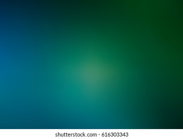 Dark Blue, Green vector blurry bright background. Shine colored background in brand-new style with gradient.