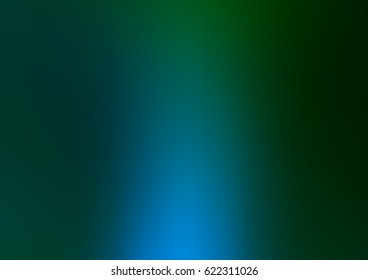 Dark Blue, Green vector blurry bright background. Shine colored background in brand-new style with gradient.