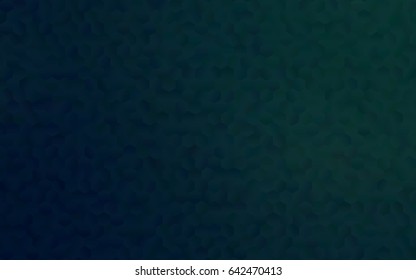 Dark Blue, Green vector blurry hexagon background design. Geometric background in Origami style with gradient. 