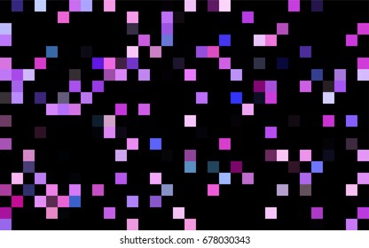 Dark Blue, Green vector blurry rectangular background. Geometric background in square style with gradient. The pattern can be used for brand-new background.
