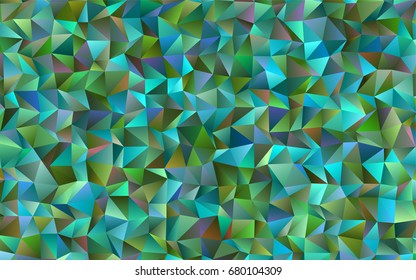 Dark Blue, Green vector blurry triangle background. An elegant bright illustration with gradient. The textured pattern can be used for background.