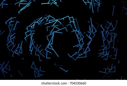 Dark Blue, Green vector blurry rectangular background. Geometric background in square style with gradient. The pattern can be used for brand-new background.