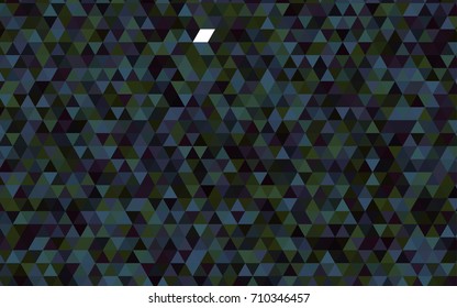 Dark Blue, Green vector blurry triangle pattern. Shining illustration, which consist of triangles. A completely new design for your business.