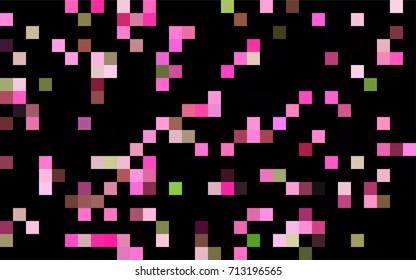 Dark Blue, Green vector blurry rectangular background. Geometric background in square style with gradient. The pattern can be used for brand-new background.