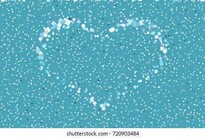 Dark Blue, Green vector blurry rectangular background. Geometric background in square style with gradient. The pattern can be used for brand-new background.