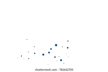 Dark Blue, Green vector blurry rectangular background. Geometric background in square style with gradient. The pattern can be used for brand-new background.