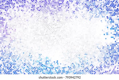Dark Blue, Green vector blurry rectangular background. Geometric background in square style with gradient. The pattern can be used for brand-new background.