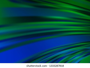Dark Blue, Green vector bokeh and colorful pattern. A completely new color illustration in a bokeh style. The template for backgrounds of cell phones.