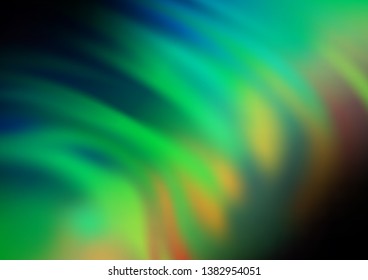 Dark Blue, Green vector bokeh pattern. Shining colorful illustration in a Brand new style. Brand new style for your business design.