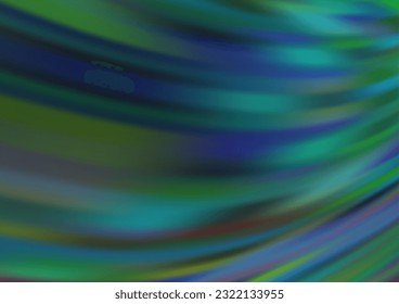Dark Blue, Green vector bokeh pattern. Colorful abstract illustration with gradient. The background for your creative designs.