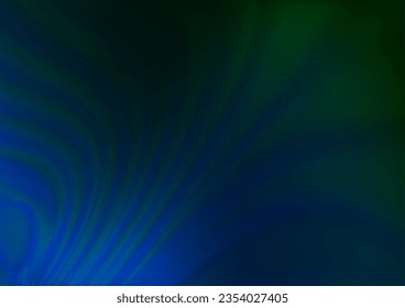 Dark Blue, Green vector bokeh pattern. A completely new color illustration in a bokeh style. A completely new design for your business.