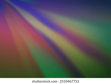Azul oscuro, Plantilla de bokeh de Vector verde. Una elegante ilustración brillante con degradado. La Plantilla para los fondos de los teléfonos celulares.
