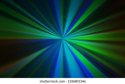 Dark Blue, Green vector colorful abstract background. Abstract colorful illustration with gradient. Blurred design for your web site.