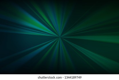 Dark Blue, Green vector colorful abstract background. An elegant bright illustration with gradient. New style for your business design.