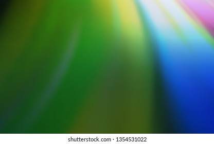Dark Blue, Green vector colorful abstract background. New colored illustration in blur style with gradient. New style design for your brand book.