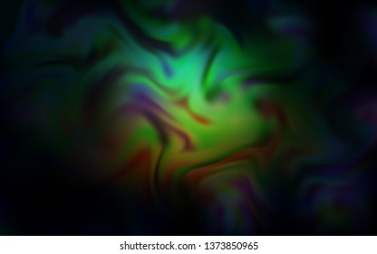 Dark Blue, Green vector colorful blur background. A completely new colored illustration in blur style. Background for designs.
