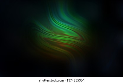 Dark Blue, Green vector colorful abstract texture. Colorful abstract illustration with gradient. Background for designs.