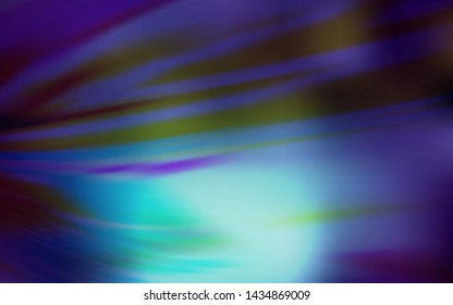 Dark Blue, Green vector colorful blur backdrop. Shining colored illustration in smart style. New style design for your brand book.