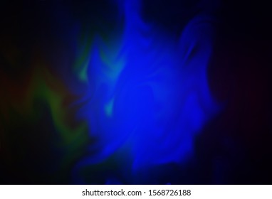 Dark Blue, Green vector colorful blur background. Colorful abstract illustration with gradient. New style for your business design.