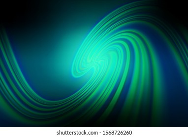Dark Blue, Green vector colorful abstract background. Modern abstract illustration with gradient. Background for designs.